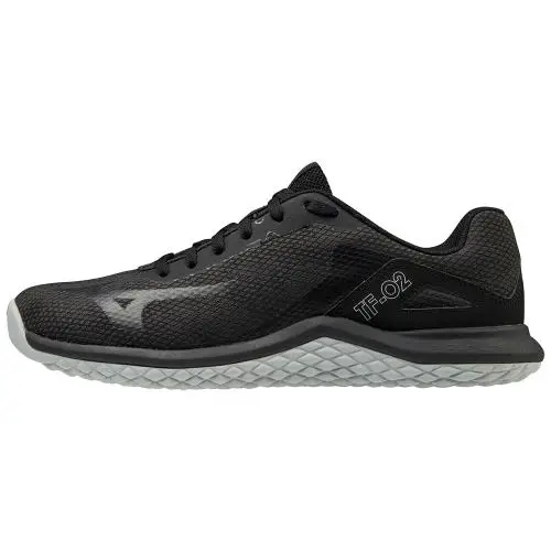 Mizuno Womens Tf-02 Cross Trainer Black-grey 7 US