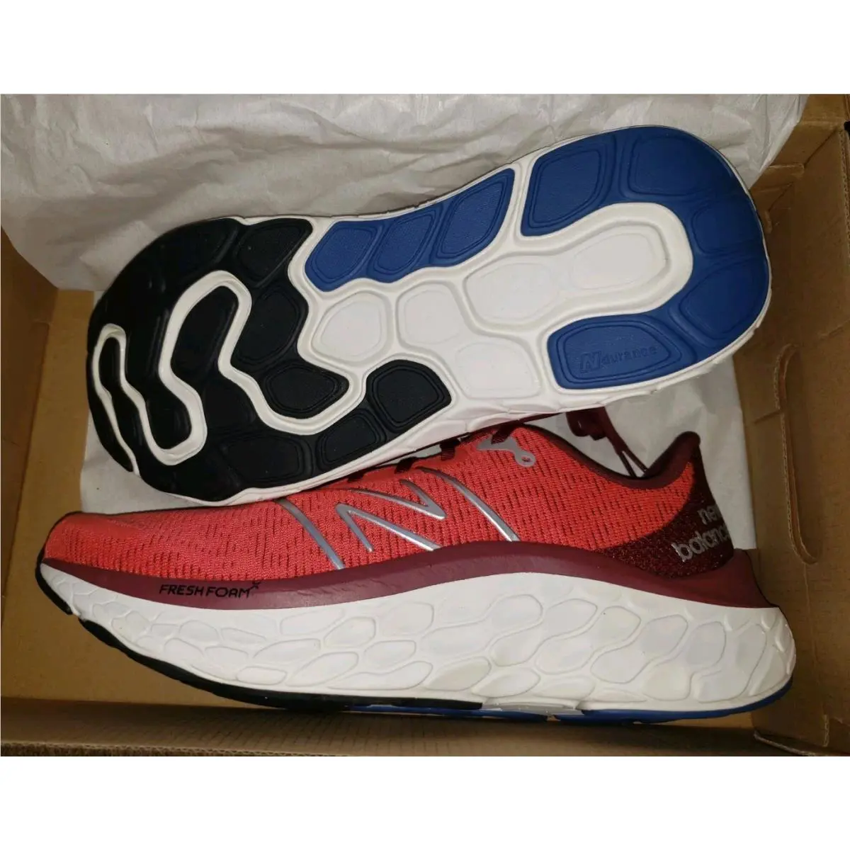 New Balance shoes - New Balance Fresh Foam - Fresh Foam - MKAIRCR1 - Team Red/Mercury Red/Silver Metalic 8