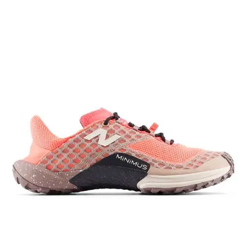 New Balance Men`s Minimus Trail Shoe - Urgent Red/Flat Taupe/Bisque/Black