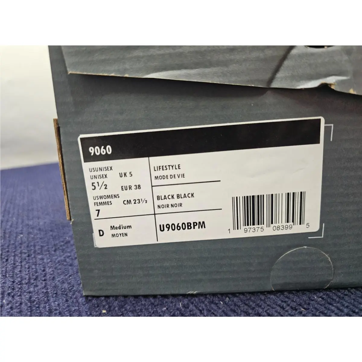 New Balance shoes - New Balance 9060 - U9060BPM - Black (UPC: 197375083995) 5