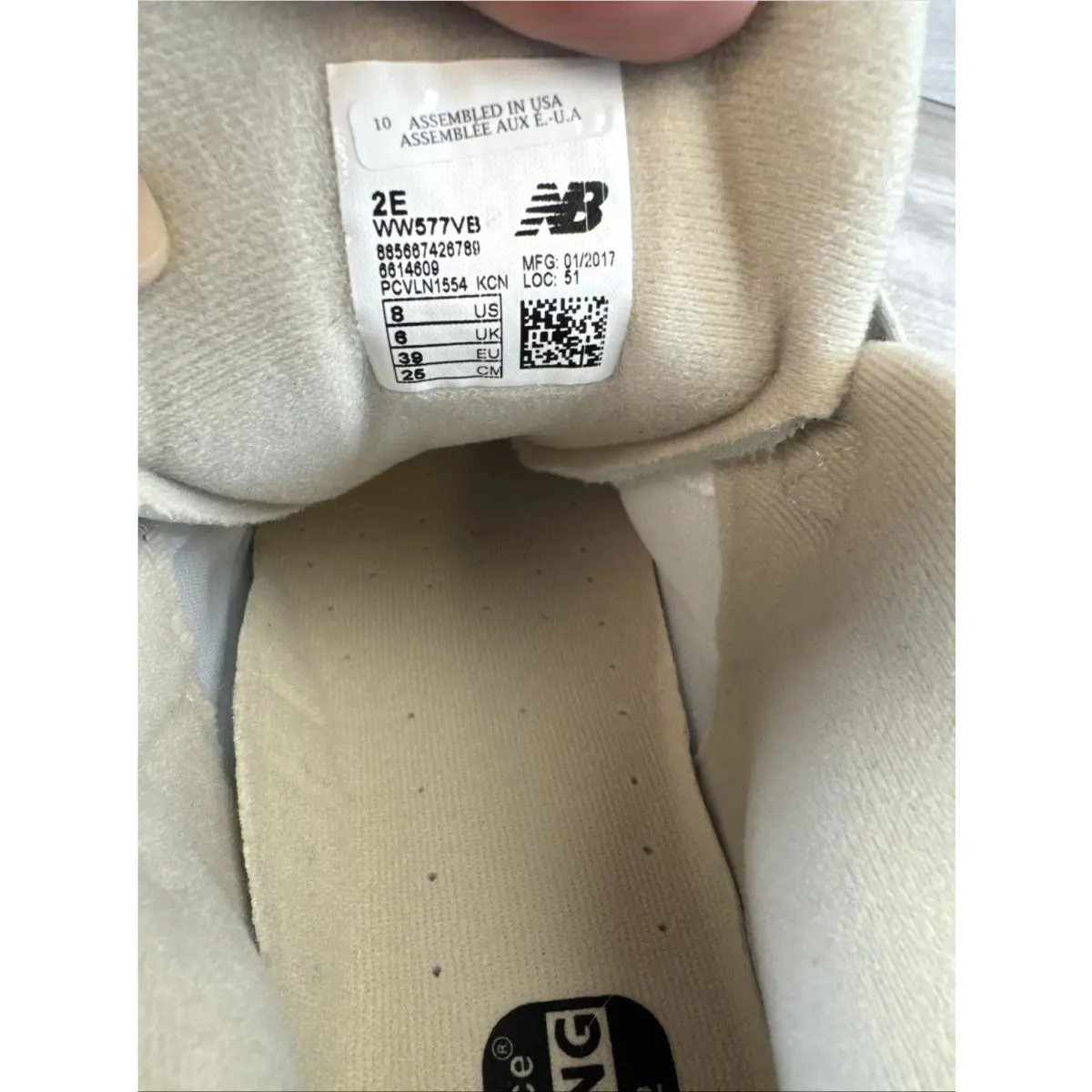 New Balance shoes - New Balance 577 Perforated Walking - WW577VB - Beige (UPC: 0885667426789) 11
