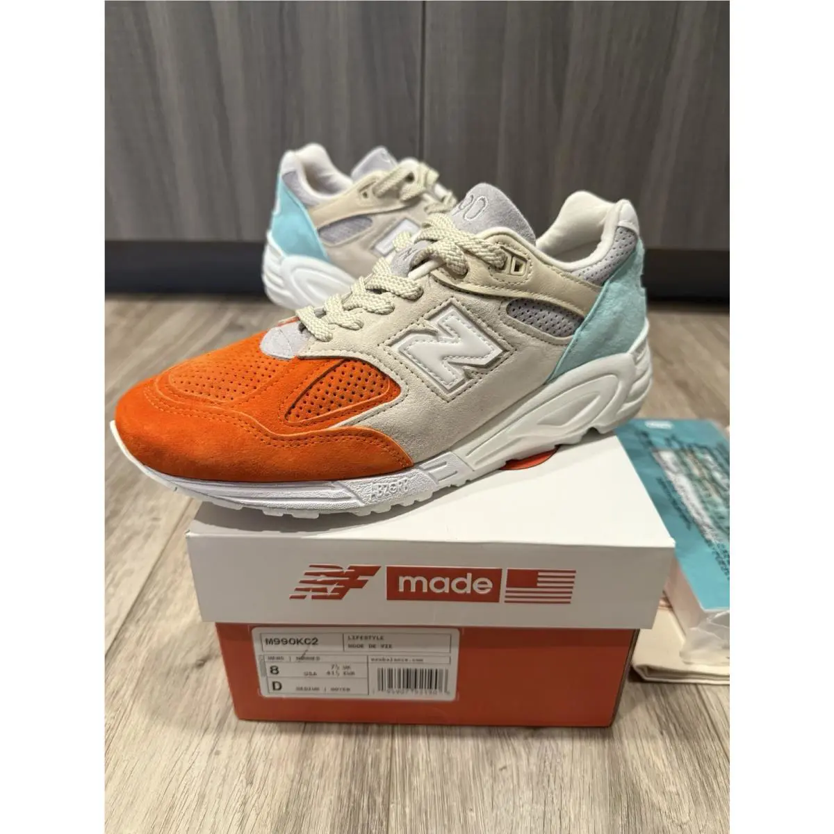 New Balance shoes - New Balance 990v2 Kith Cyclades (with Socks) - M990KC2 0