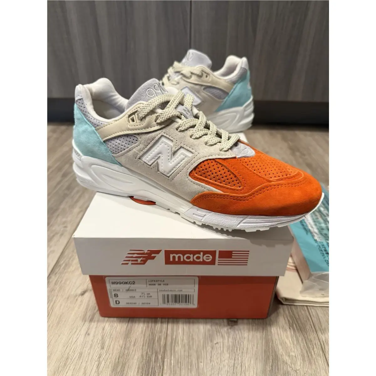 New Balance shoes - New Balance 990v2 Kith Cyclades (with Socks) - M990KC2 1