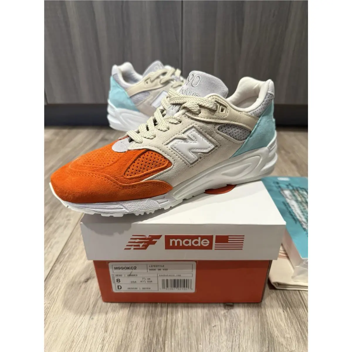 New Balance shoes - New Balance 990v2 Kith Cyclades (with Socks) - M990KC2 2