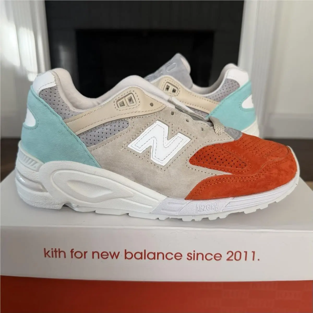 Kith x New Balance 990v2 Made in Usa “cyclades” - Mens Size 11 - M990KC2