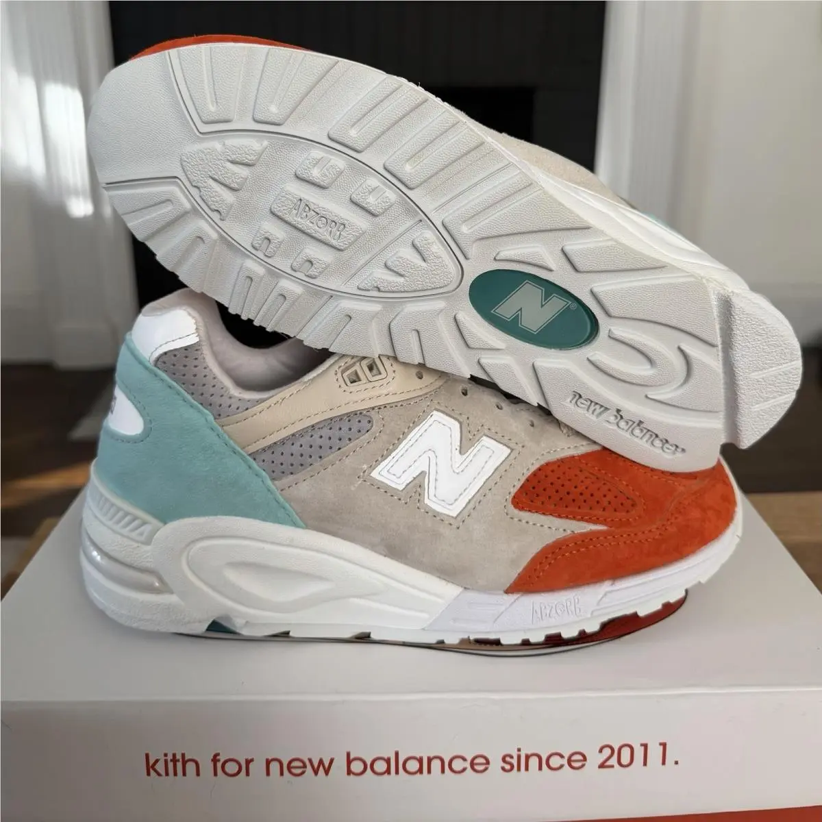 New Balance shoes - New Balance 990 v2 - M990KC2 - Orange 3