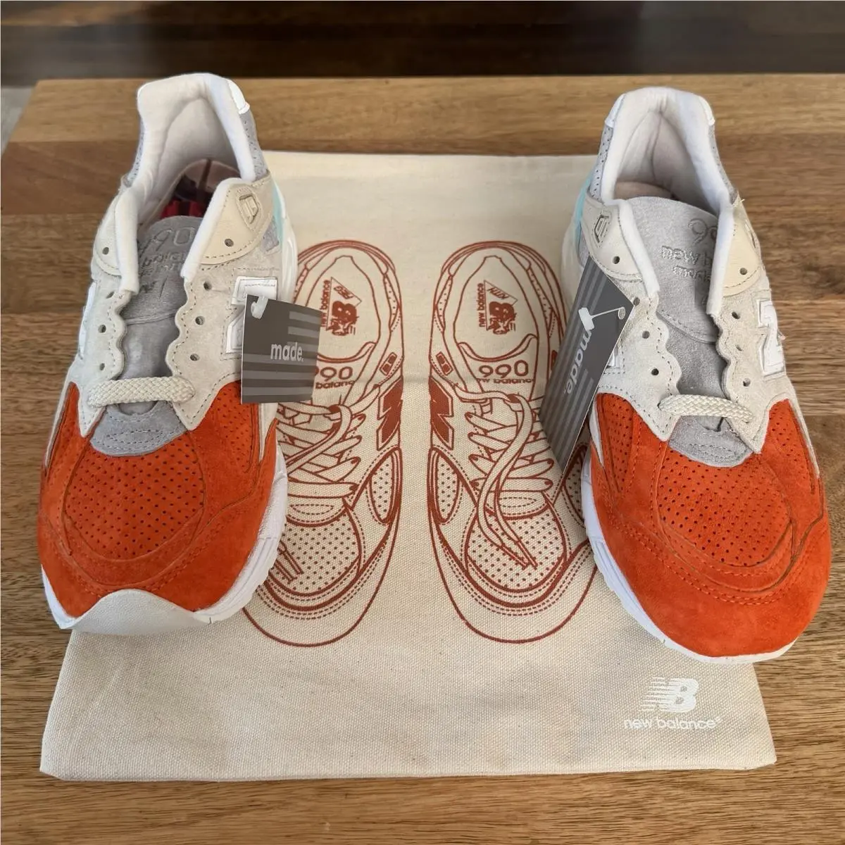 New Balance shoes - New Balance 990 v2 - M990KC2 - Orange 4