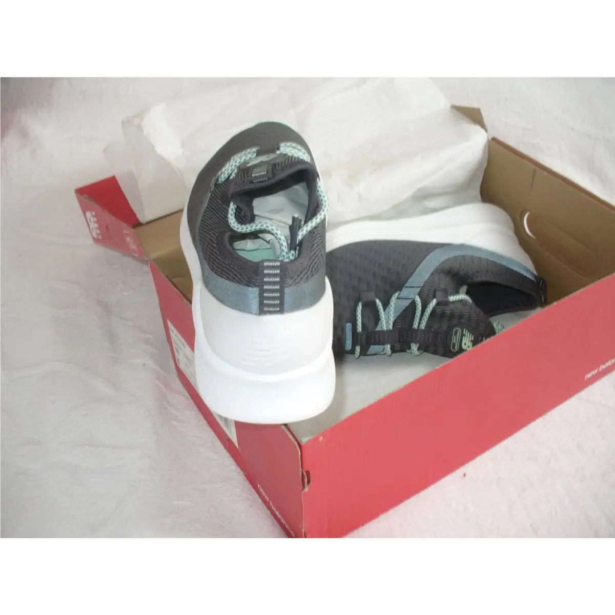 New Balance shoes  - Gray/Charcoal/Lime 5