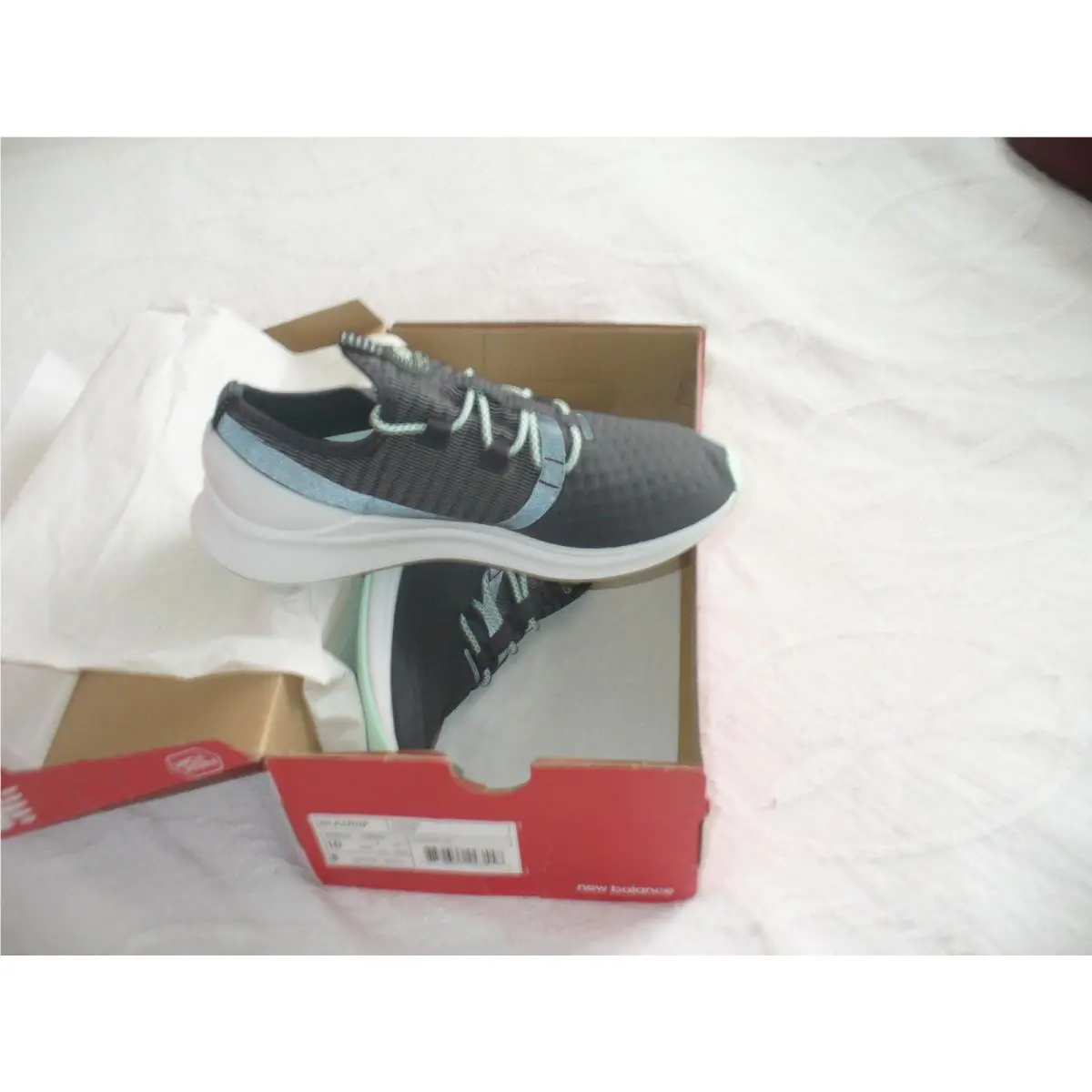 New Balance shoes  - Gray/Charcoal/Lime 4