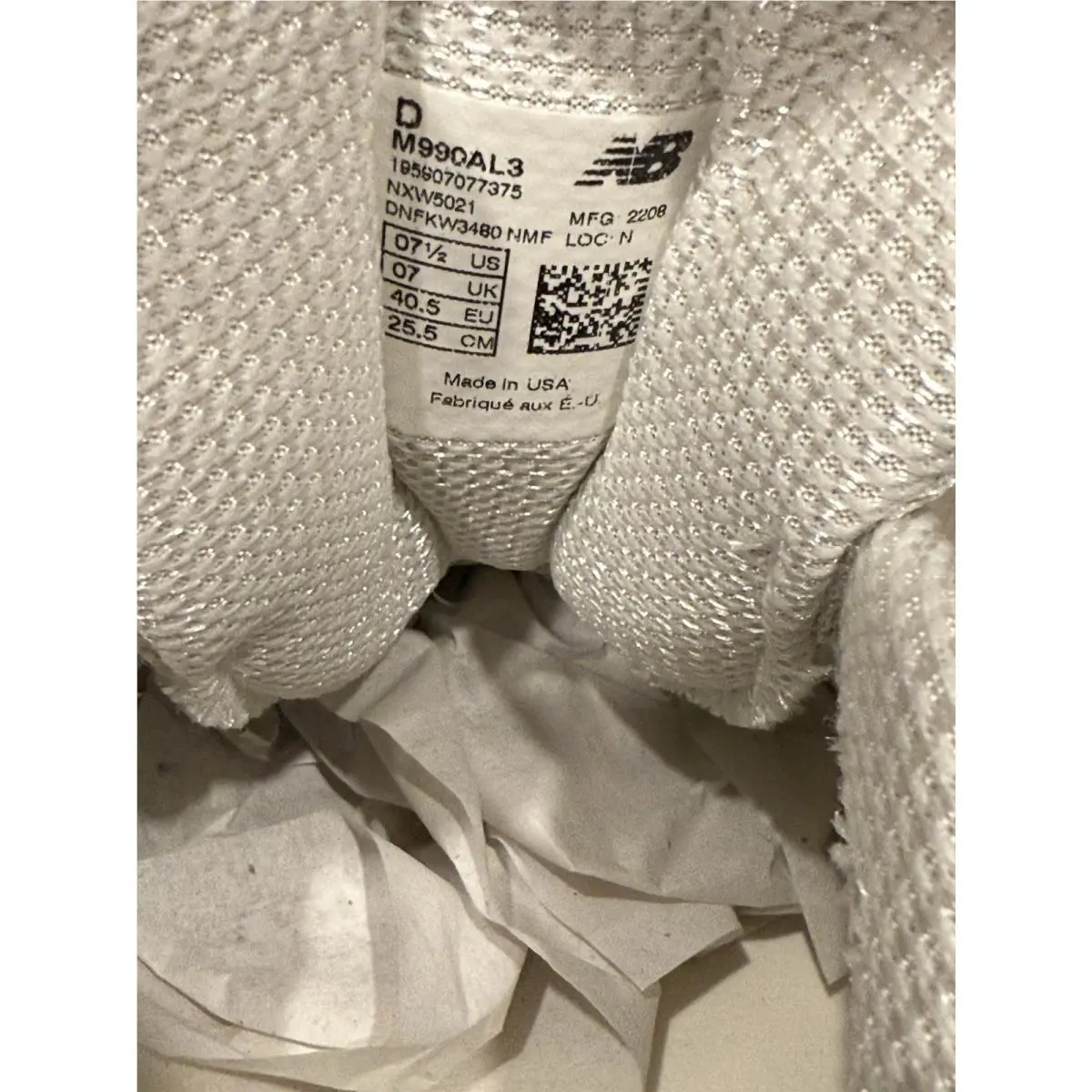 New Balance shoes - New Balance 990 v3 - M990AL3 - White 9