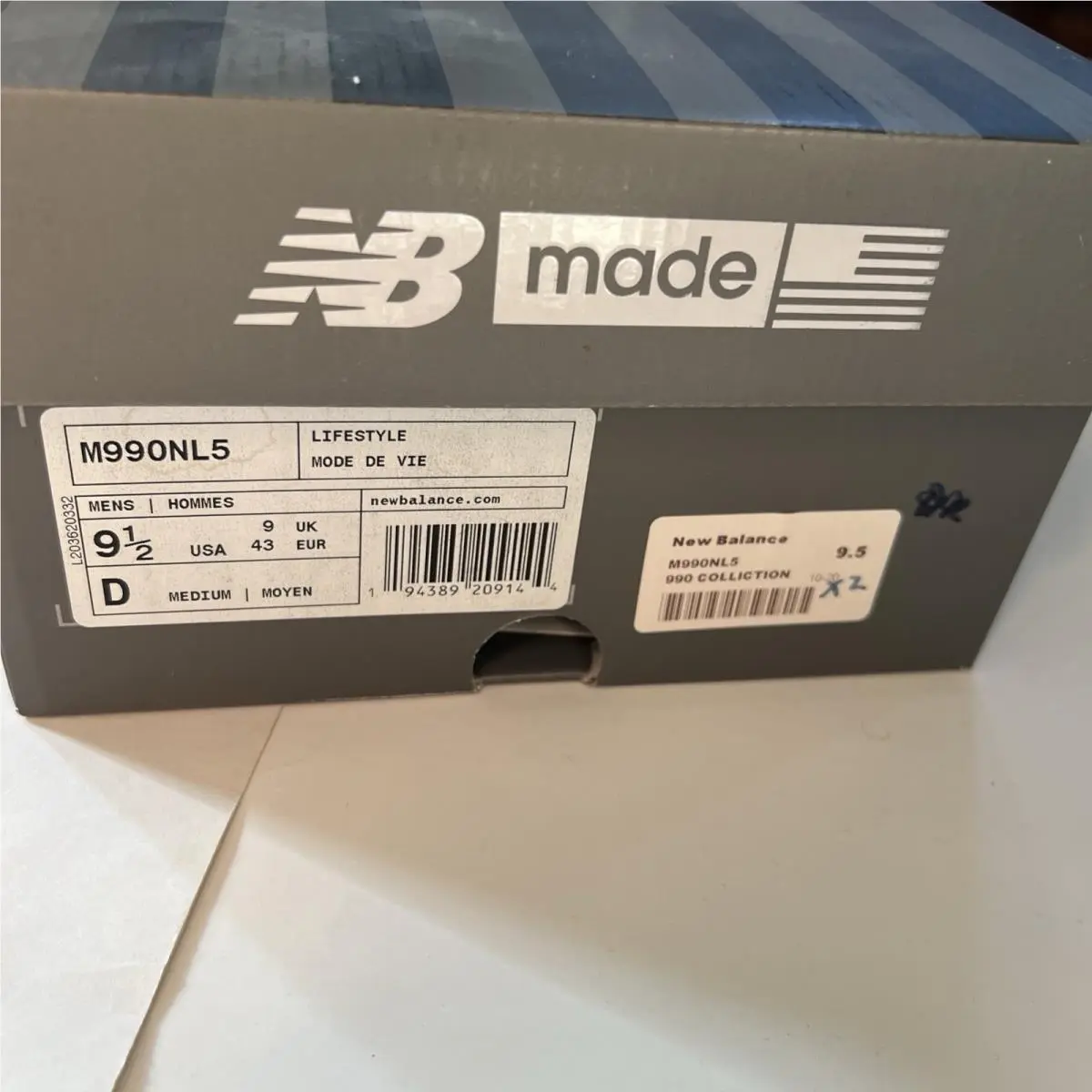 New Balance shoes - New Balance 990 v5 - M990NL5 - White 7