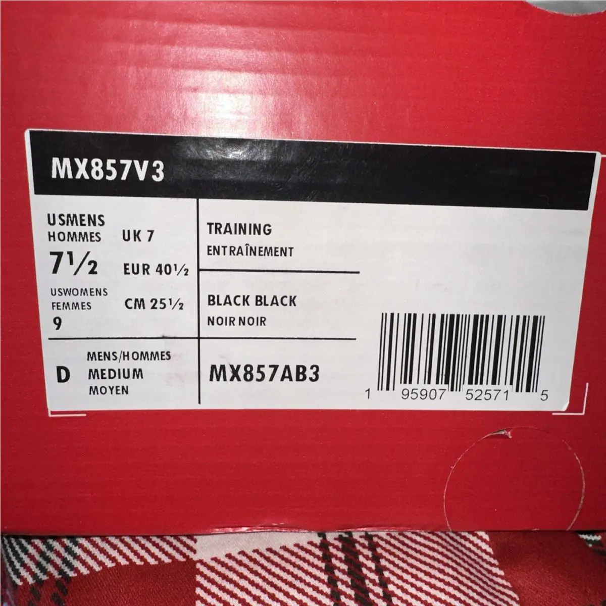 New Balance shoes - New Balance 857 v3 - MX857AB3 - Black (UPC: 0195907525715) 0