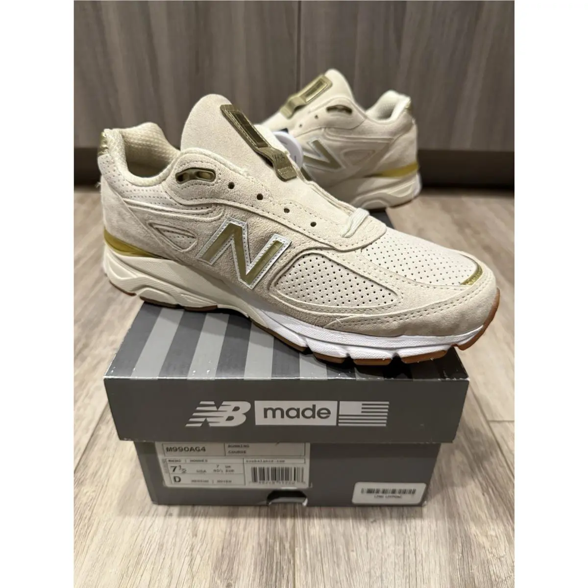 New Balance shoes - New Balance 990 v4 - M990AG4 - Ivory 1