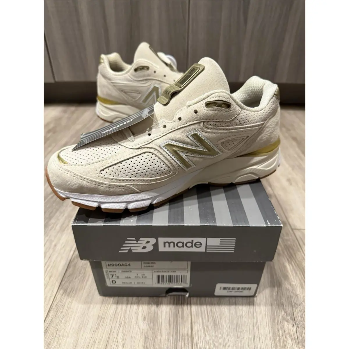 New Balance shoes - New Balance 990 v4 - M990AG4 - Ivory 2