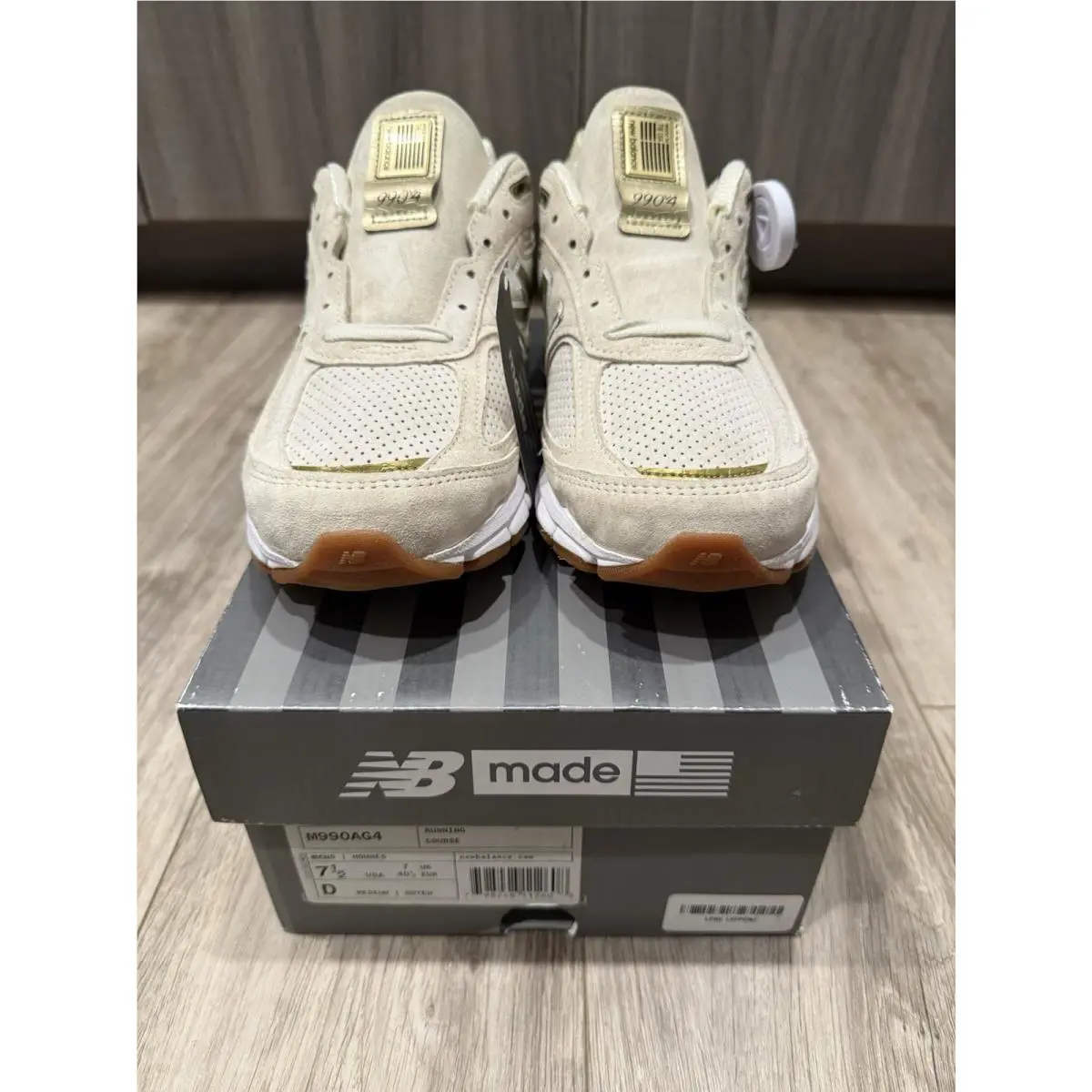 New Balance shoes - New Balance 990 v4 - M990AG4 - Ivory 3