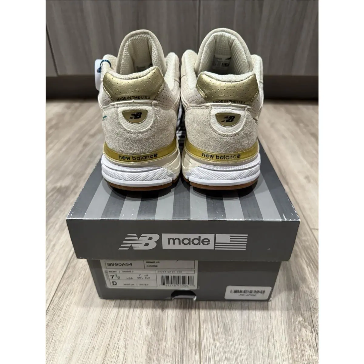 New Balance shoes - New Balance 990 v4 - M990AG4 - Ivory 5