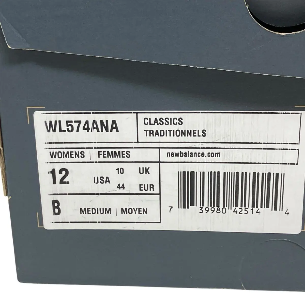 New Balance shoes - 574 - WL574ANA - Black 5