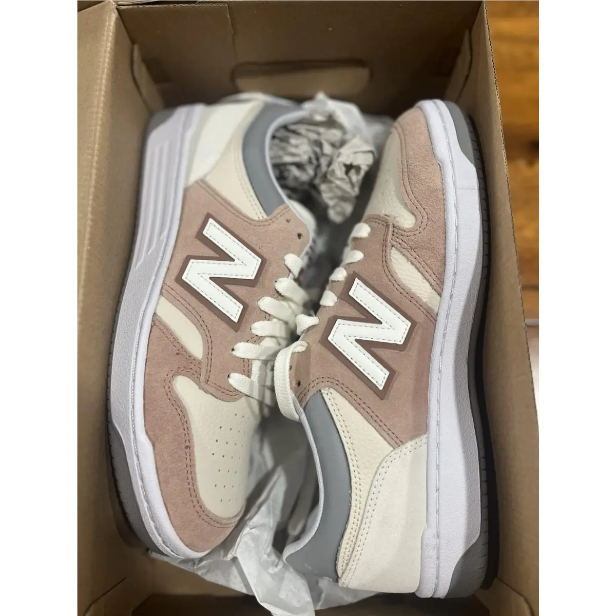 New Balance 480 Court Grey Landslide Linen BB480LLL Size 8.5 M/ 10 W