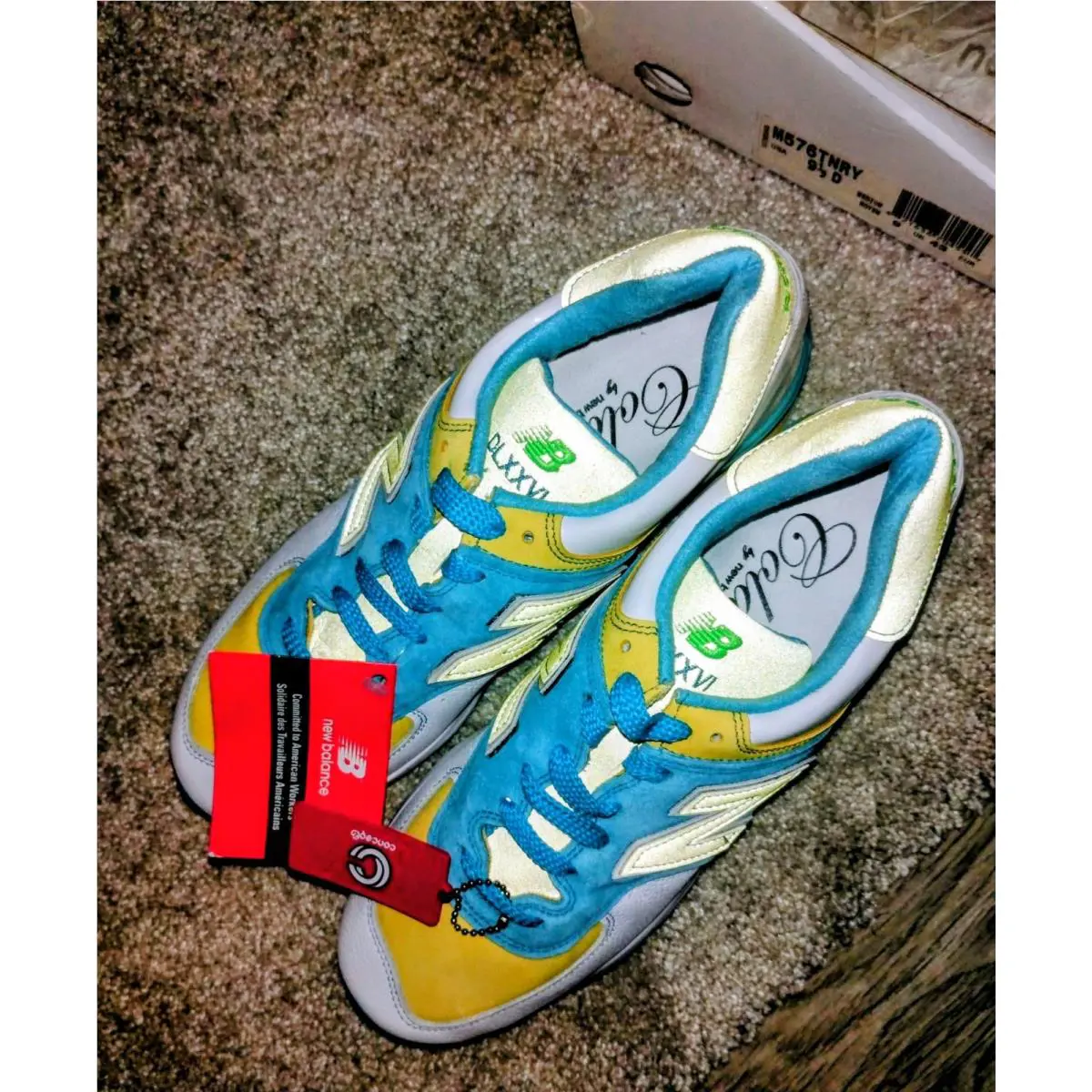 New Balance shoes - New Balance 576 - M576TNRY - White 9
