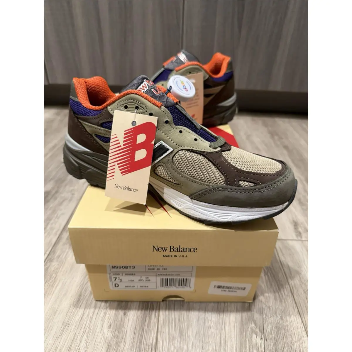 New Balance shoes - New Balance 990 v3 - M990BT3 - Brown 1