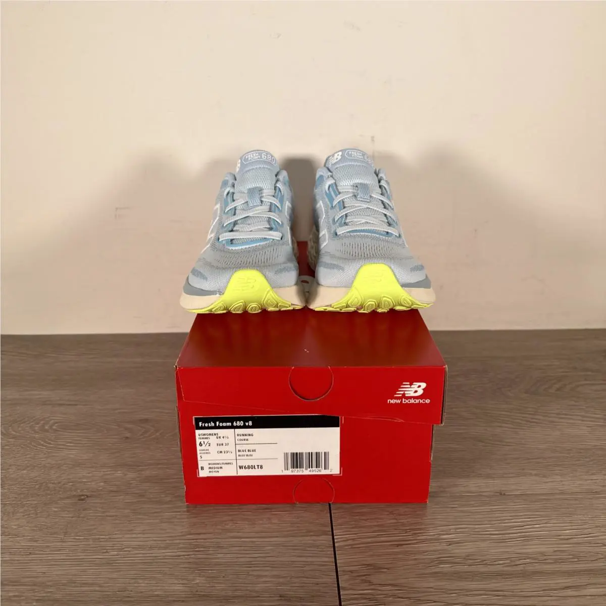 New Balance shoes - New Balance 680v8 - Quarry Blue with Chrome Blue and Sea Salt 1