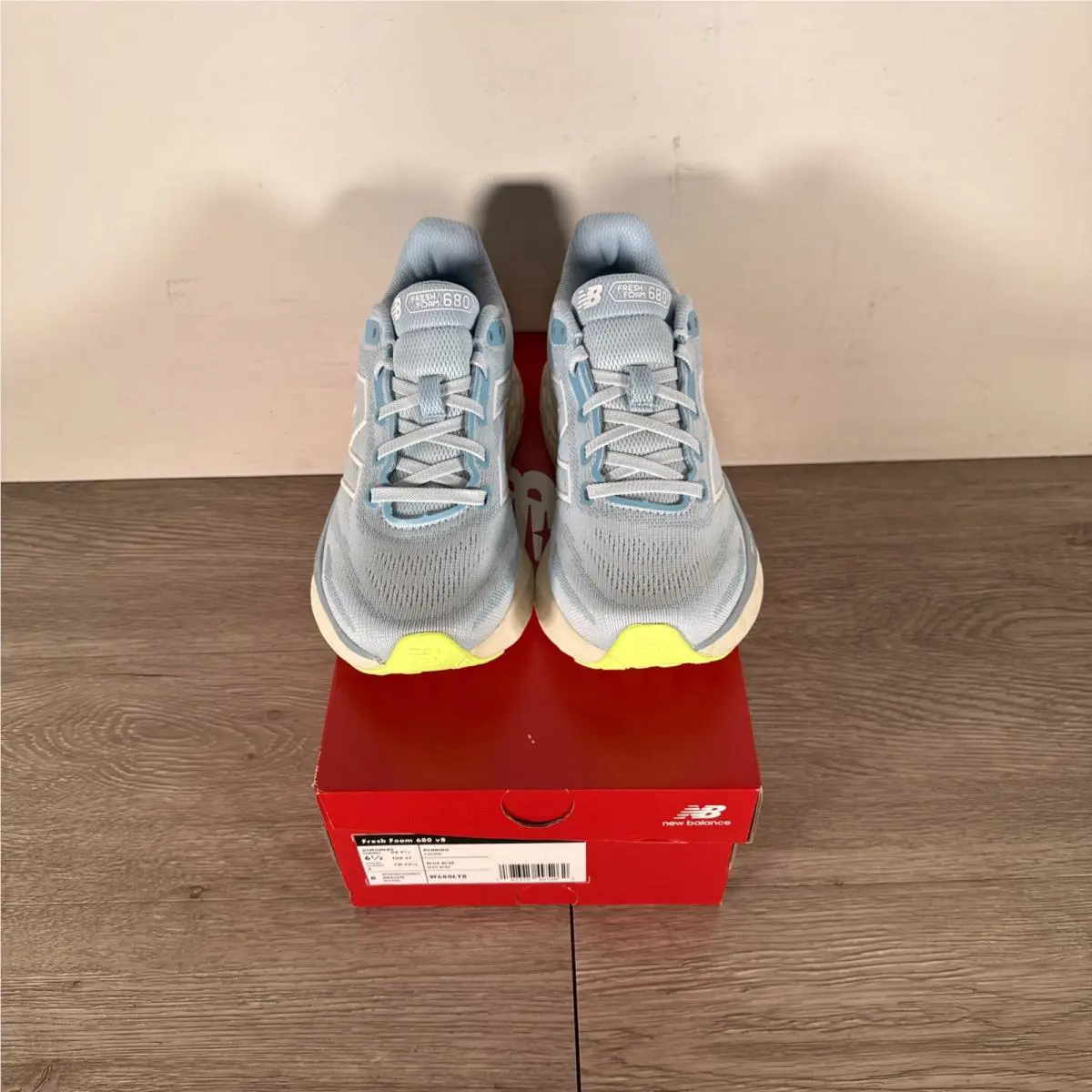 New Balance shoes - New Balance 680v8 - Quarry Blue with Chrome Blue and Sea Salt 2