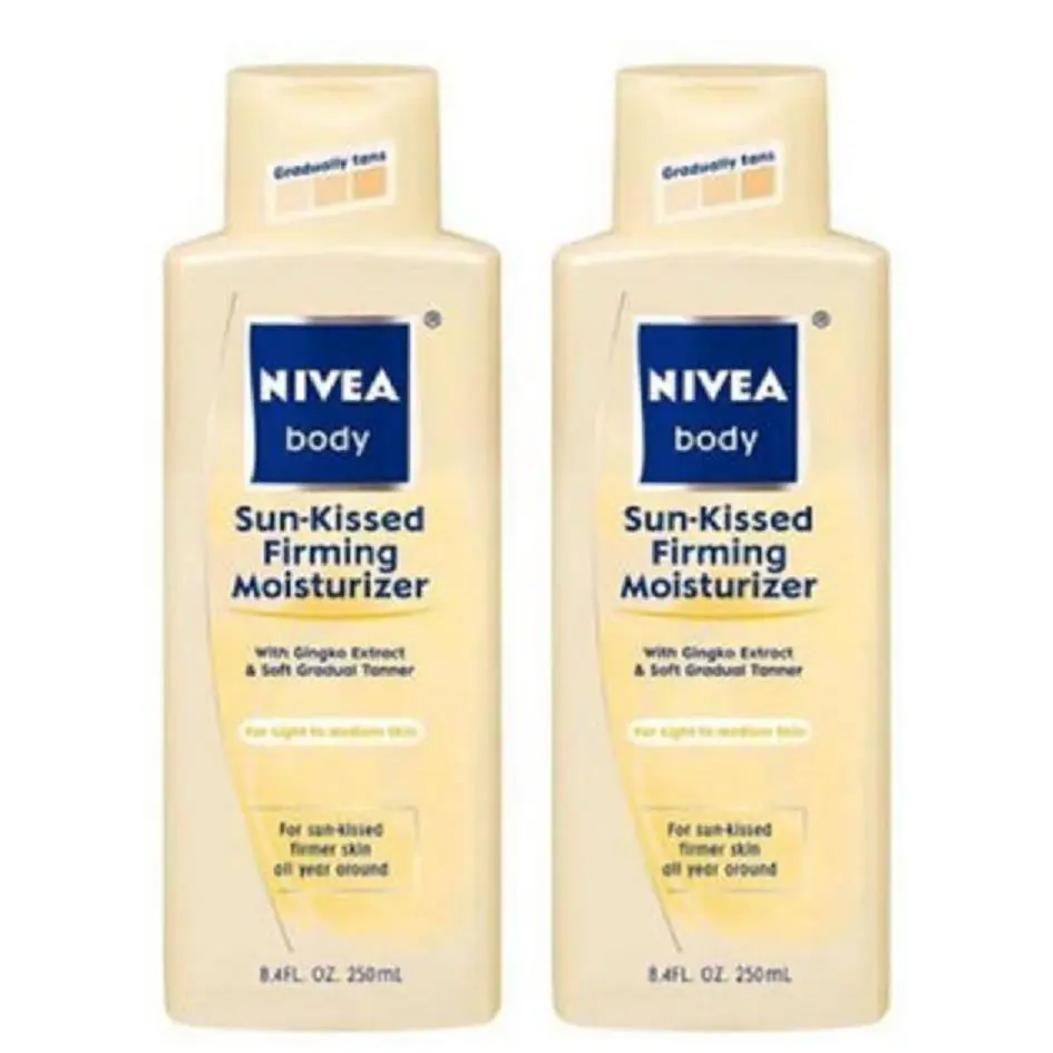 2 Nivea Sunkissed Glow Gradual Tanner Lotion Light/med Skintone US