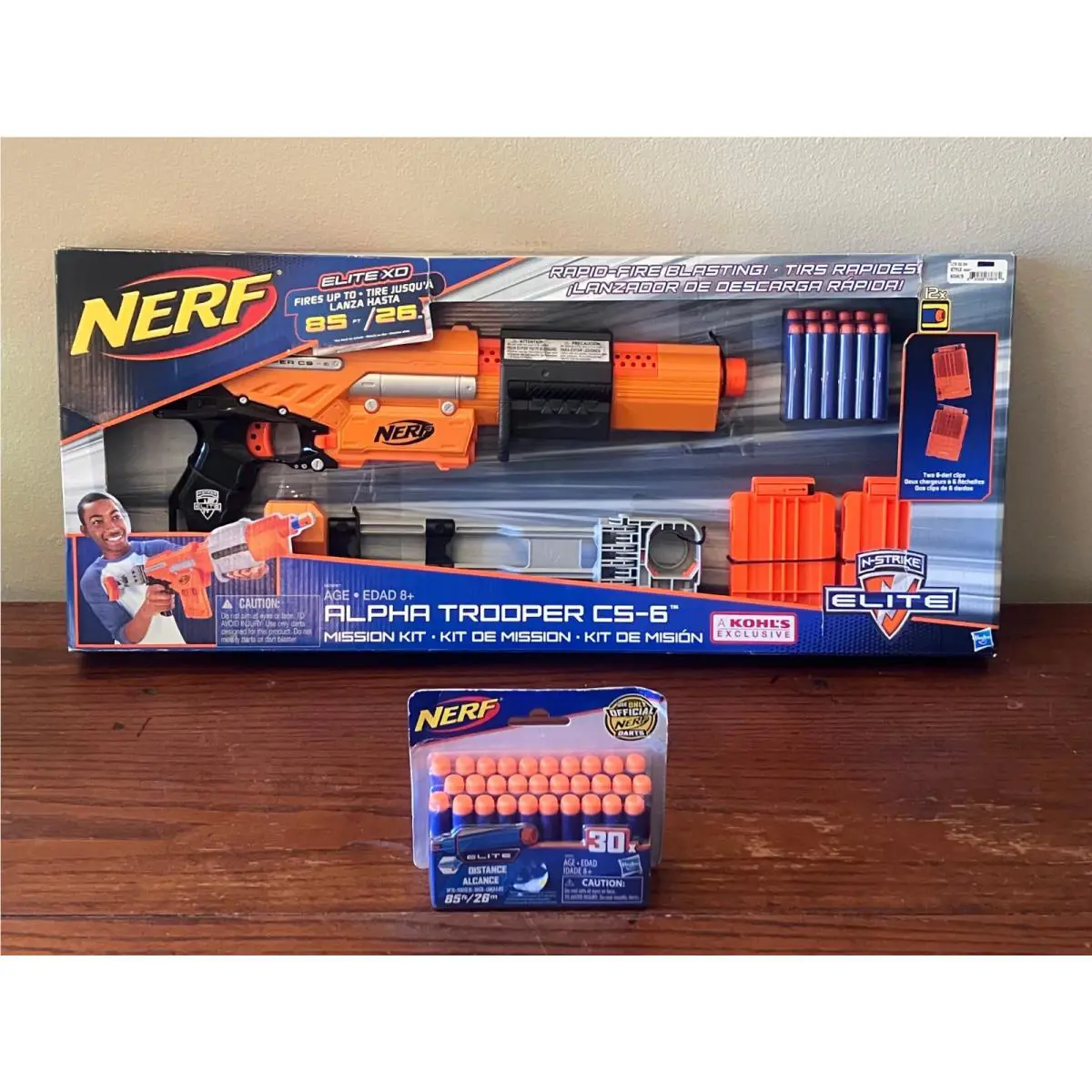 Nerf Elite XD Alpha Trooper CS-6 Mission Kit Kohl s Exclusive + 30 Darts