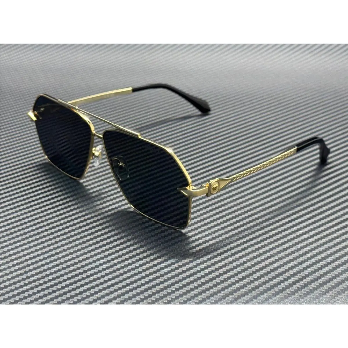 Versace VE2284 10026G Gold Grey Mirror Men`s 63 mm Sunglasses