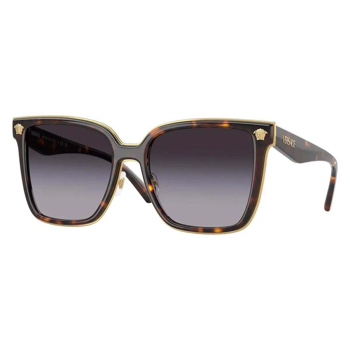 Versace Woman Sunglasses VE2278D 108/8G 58mm Havana - Grey Gradient Lens
