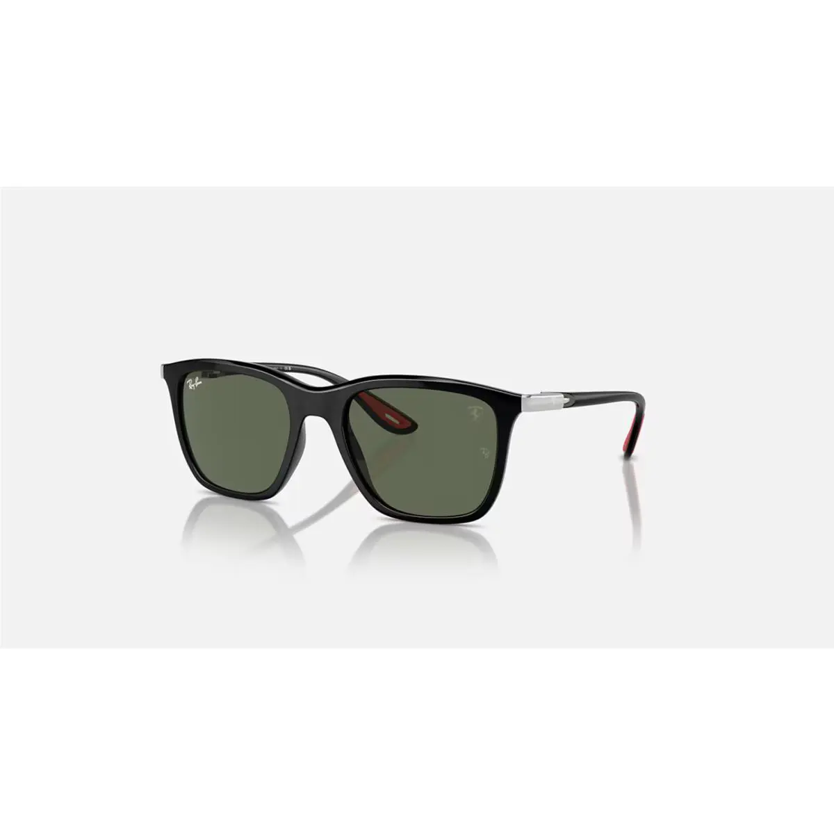 Ray-ban RB4433M Scuderia Ferrari Polished Black/dark Green 54 mm Sunglasses