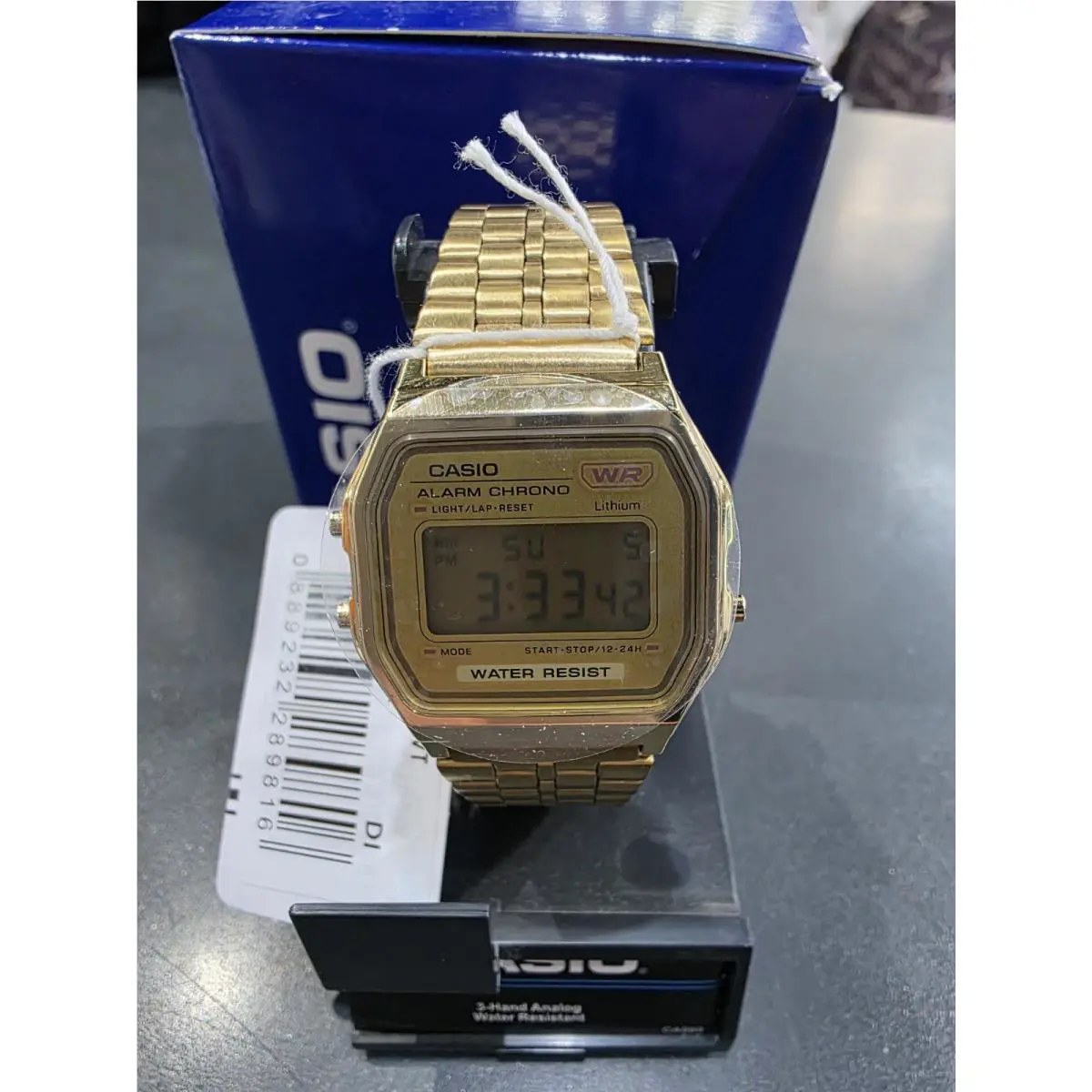 Casio Vintage Watch A158WETG-9AVT No Box