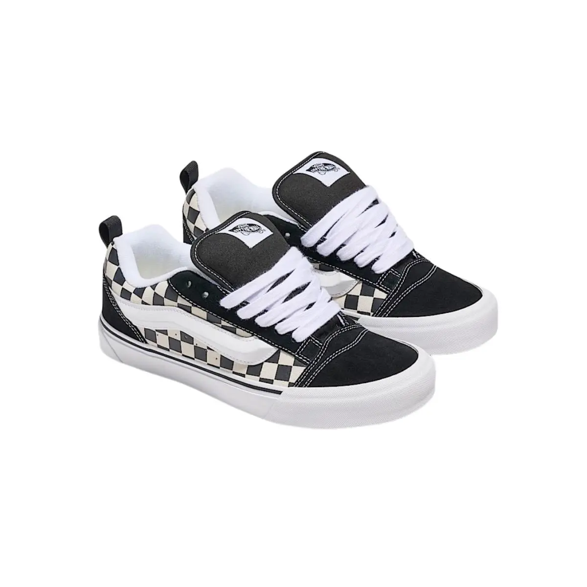 Vans shoes - VANS Knu-Skool - VN0009QCBKV - Clear, r: Black/White 12
