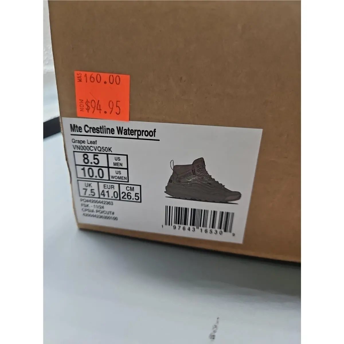 Vans shoes - MTE Crestline - MTE Crestline - VN000CVQ50K - Green 7