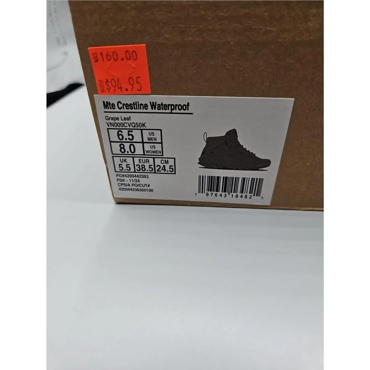 Vans shoes - MTE Crestline - MTE Crestline - VN000CVQ50K - Green 8