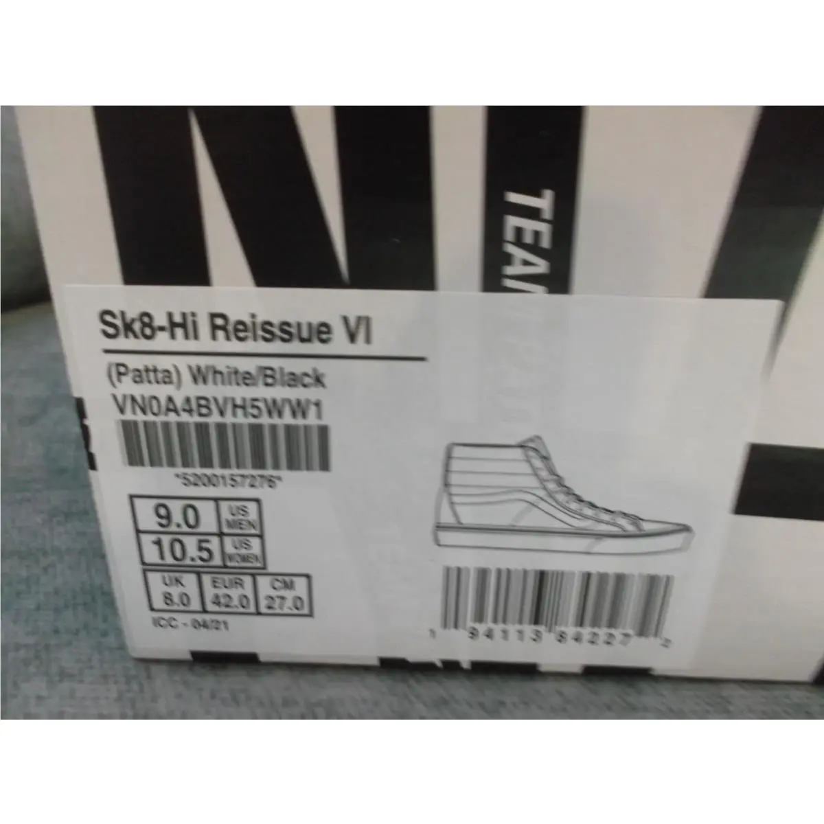 Vans shoes - Reissue VLT - Reissue VLT - VN0A4BVH5WW1 - White (UPC: 194113842272) 0