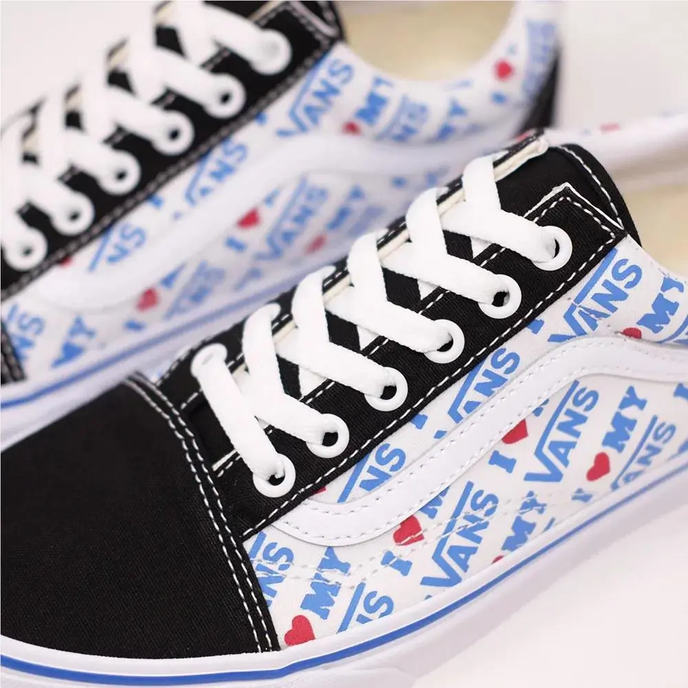 Vans shoes - Red Heart /Blue Vans / White/Black - U30 - VN0A38G1VR9 2