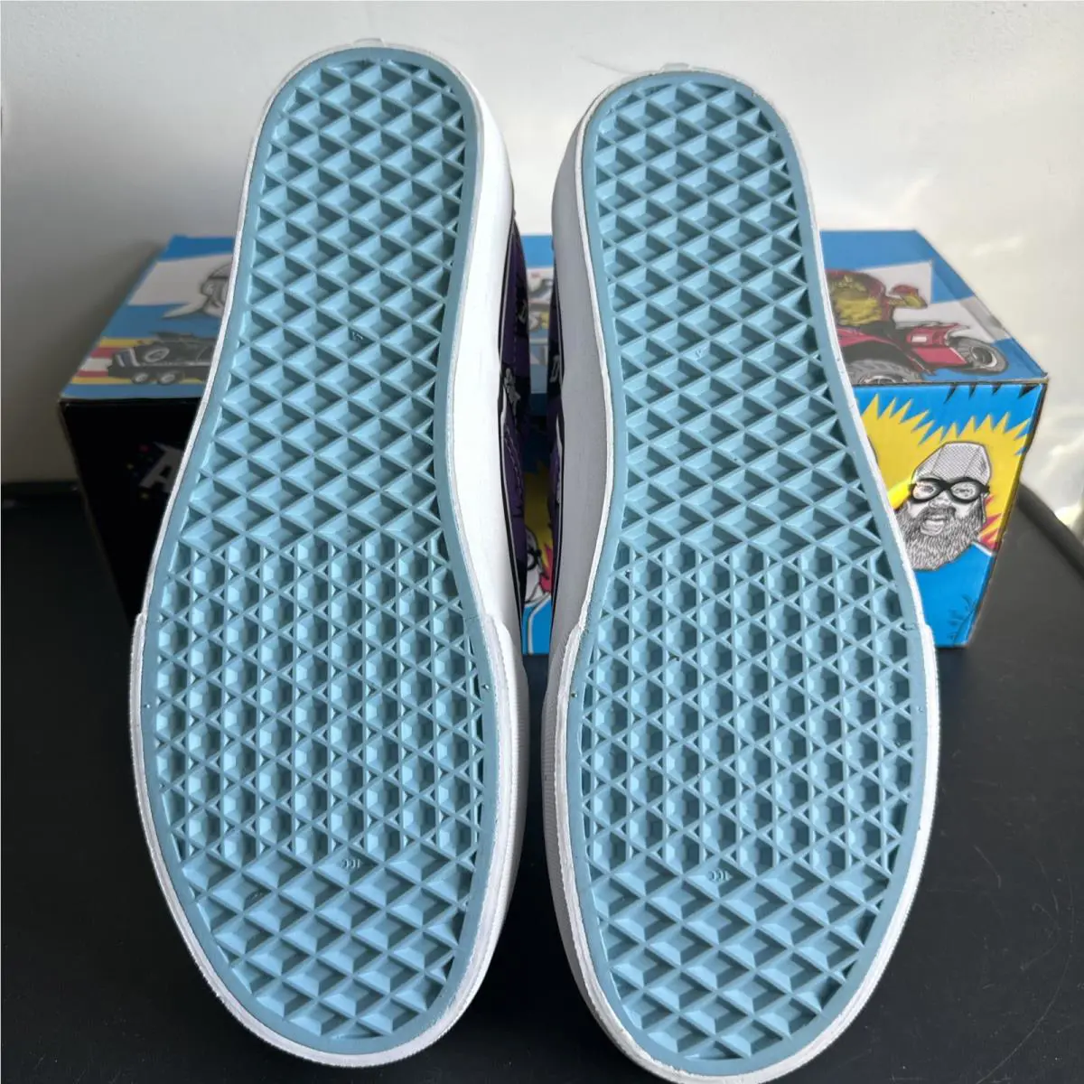 Vans shoes - vans Classic Slip-on x the aquabats - Purple 6