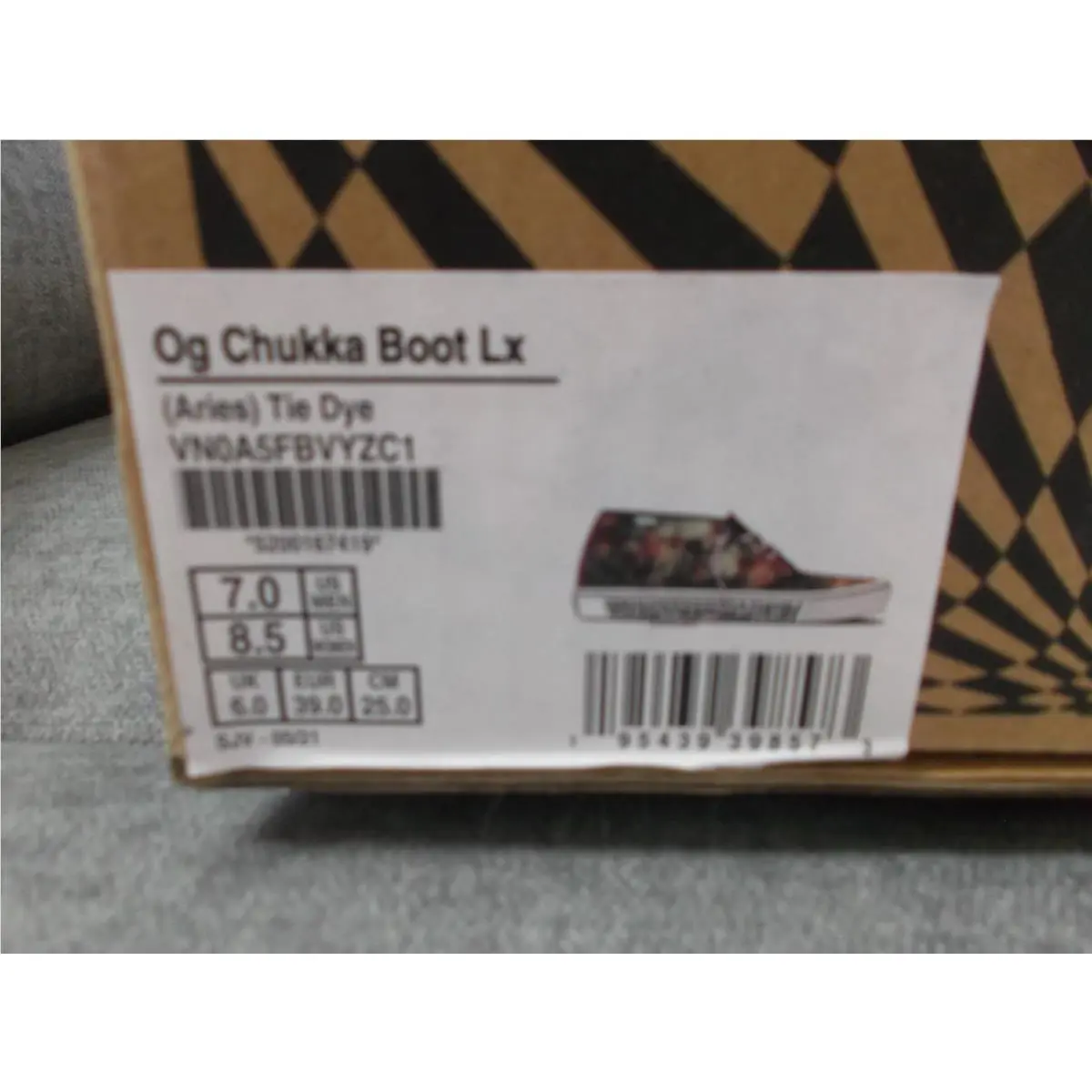 Vans shoes - Aries OG Chukka LX - Aries Chukka - VN0A5FBVYZC1 - Multicolor (UPC: 195439398573) 0