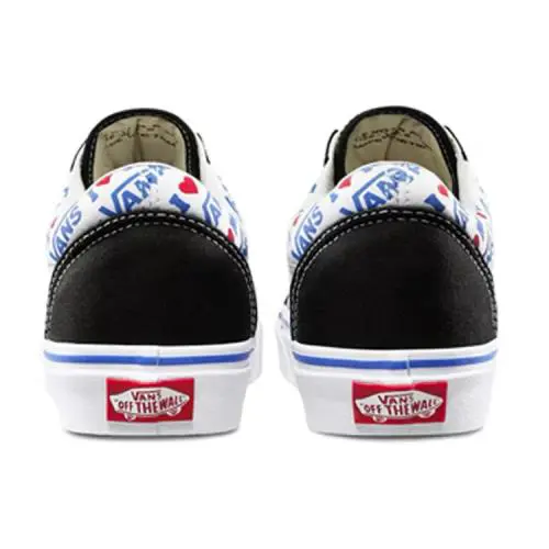Vans shoes - Red Heart /Blue Vans / White/Black - U30 - VN0A38G1VR9 4