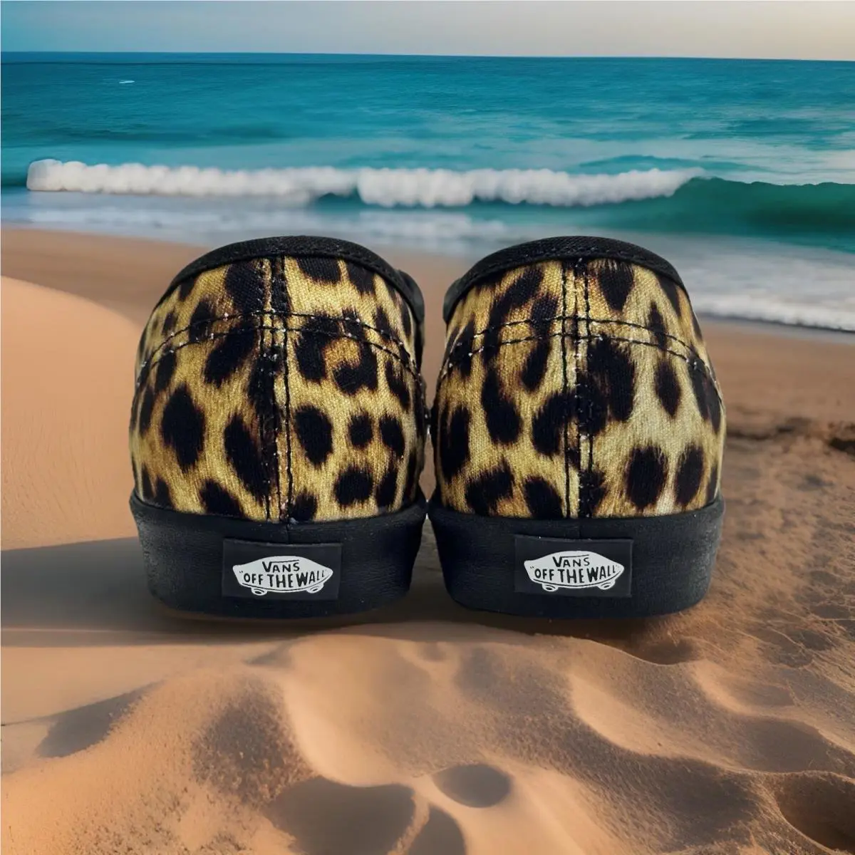 Vans shoes - VANS Off The Wall - Off The Wall - LEOPARD WITH BLACK (UPC: 0197643176749) 2