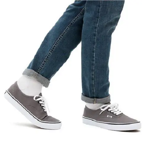 Vans shoes - VANS Authentic - Authentic - Grey Pewter/Black - u30 - VN000JRAPBQ 6