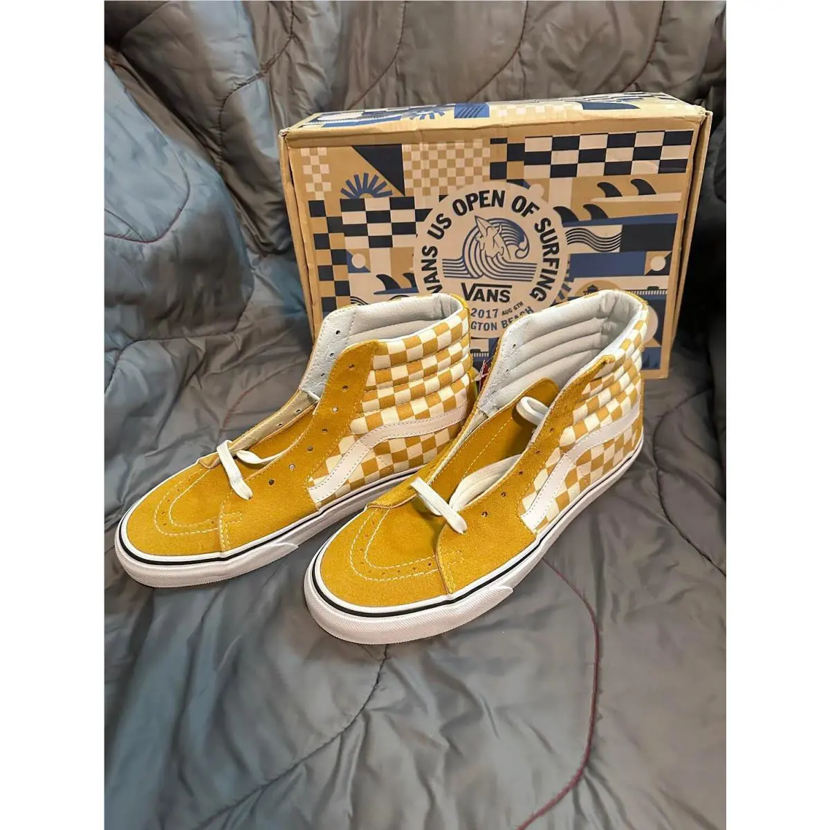 Vans shoes - VANS Sk8-Hi - Yellow (UPC: 191164669452) 0
