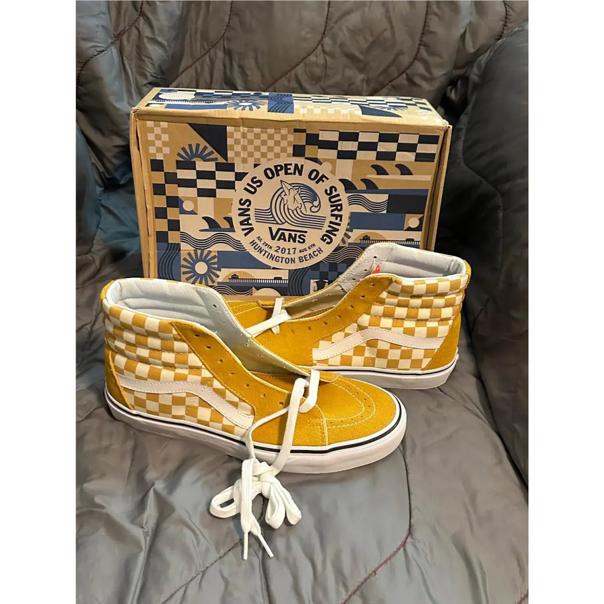 Vans shoes - VANS Sk8-Hi - Yellow (UPC: 191164669452) 1