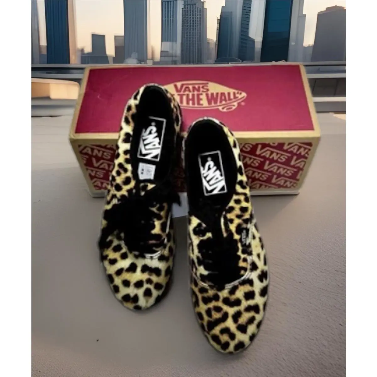 Vans shoes - VANS Off The Wall - Off The Wall - LEOPARD WITH BLACK (UPC: 0197643176565) 12