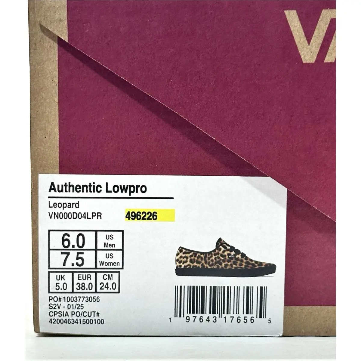 Vans shoes - VANS Off The Wall - Off The Wall - LEOPARD WITH BLACK (UPC: 0197643176565) 13