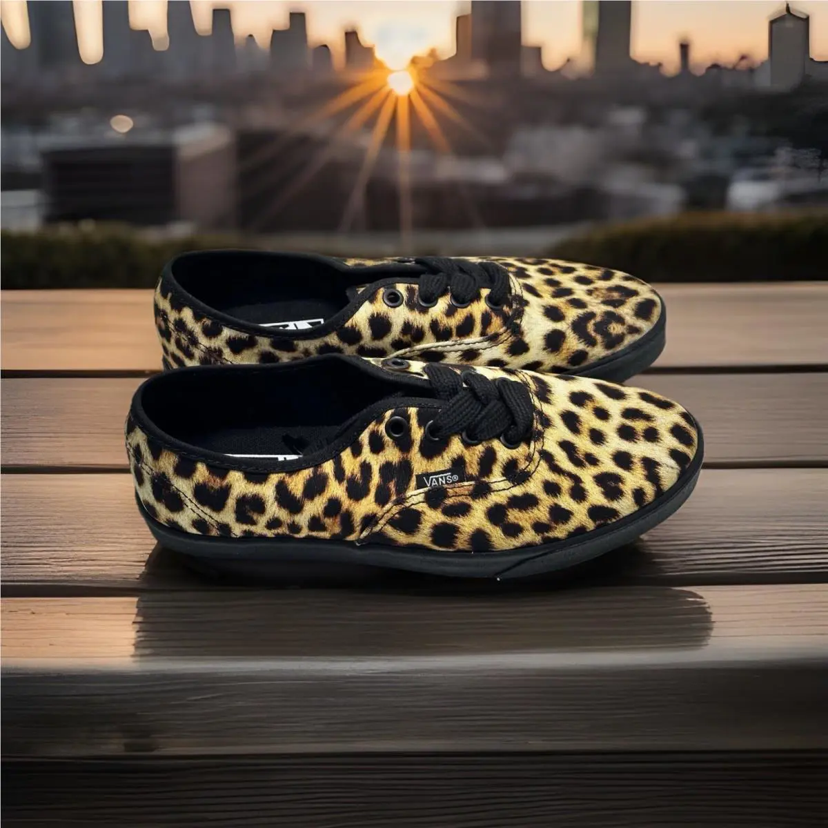 Vans shoes - VANS Off The Wall - Off The Wall - LEOPARD WITH BLACK (UPC: 0197643176565) 5