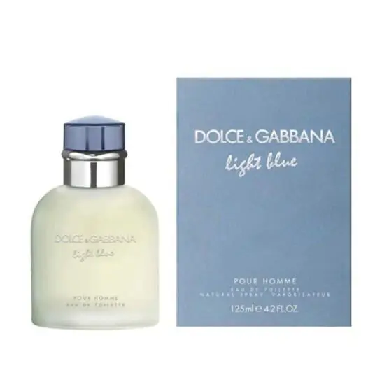 Dolce Gabbana Men`s Light Blue Edt 4.2 oz Fragrances