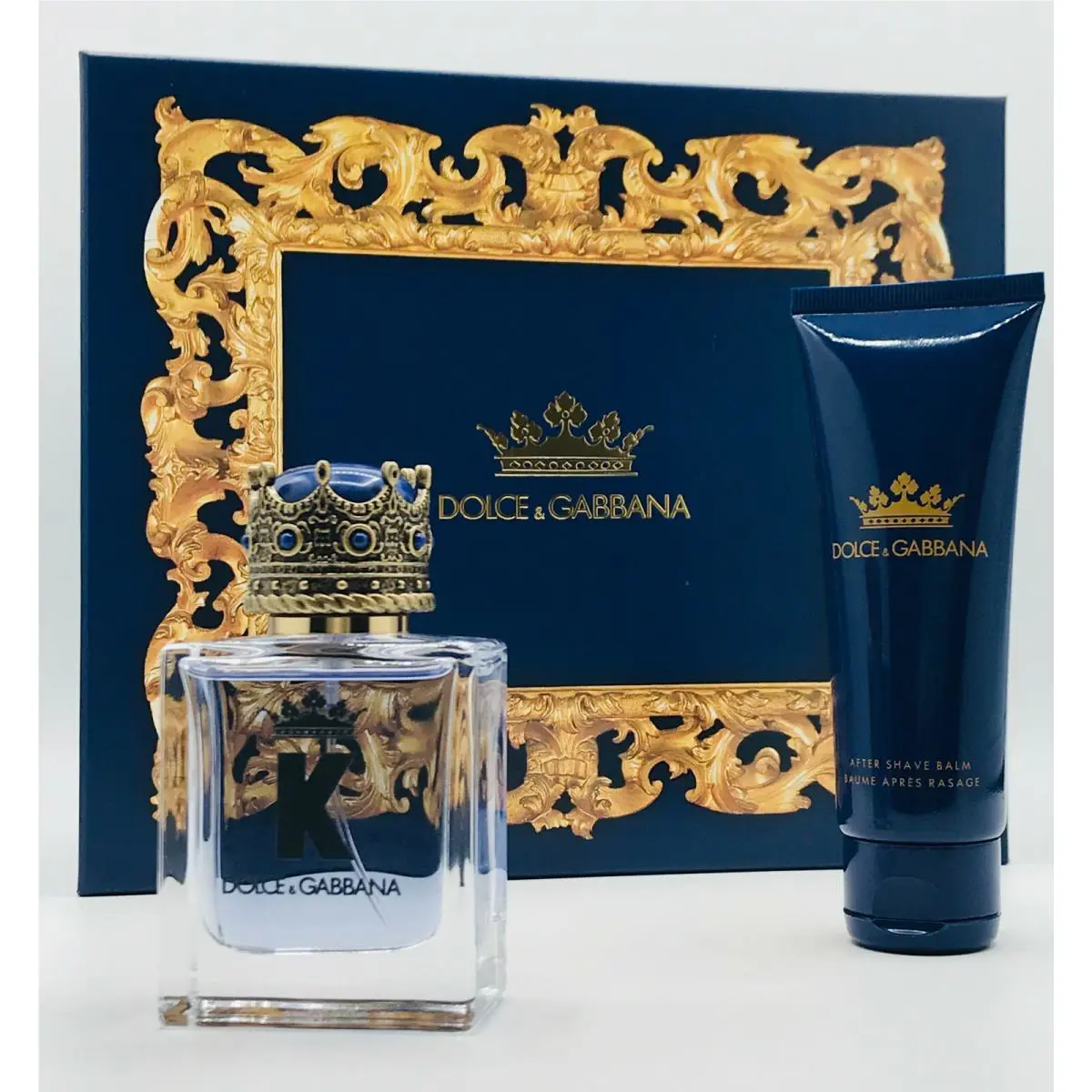 Dolce Gabbana King 2pc Set Men Cologne Spray 1.6 oz After Shave 2.5