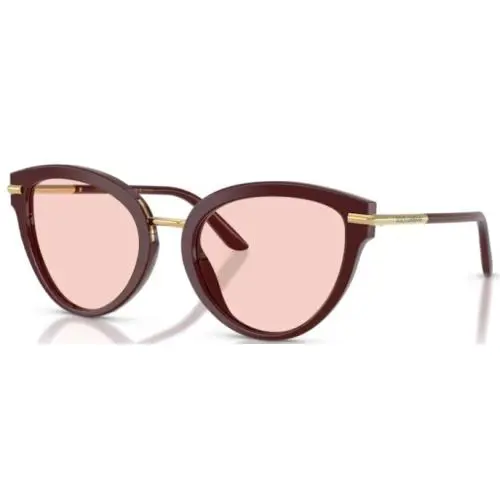 Dolce Gabbana DG4492 3091P5 Sunglasses Women`s Bordeaux/photo Pink/purple 55mm by Dolce & Gabbana